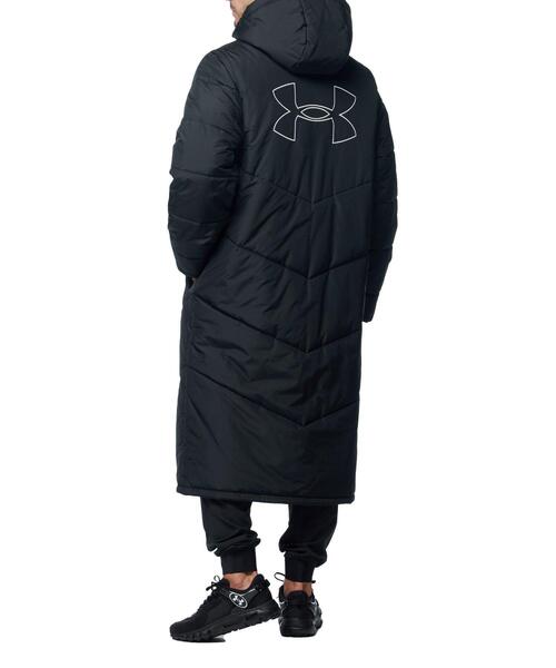 UNDER ARMOUR(アンダーアーマー)の「UAビッグロゴ ロングコート(トレーニング/メンズ)(Tシャツ/カットソー・メンズ・ネイビー/ブラック・MD/3XL/XL/SM/XXL/LG)」の9枚目の写真