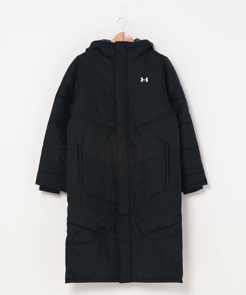 UNDER ARMOUR(アンダーアーマー)の「UAビッグロゴ ロングコート(トレーニング/メンズ)(Tシャツ/カットソー・メンズ・ネイビー/ブラック・MD/3XL/XL/SM/XXL/LG)」の3枚目の写真