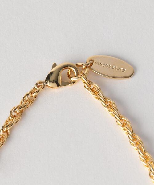 green label relaxing(グリーンレーベルリラクシング)の「<closet story>ネジリチェーン ネックレス(ネックレス・レディース・シルバー/ゴールド・FREE)」の3枚目の写真