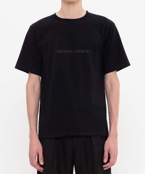 DRESSEDUNDRESSED（ドレスドアンドレスド）の「Invert Logo Print T-Shirt（Tシャツ/カットソー・メンズ・ホワイト/ブラック・2/4/3）」の2枚目の写真