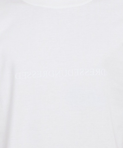 DRESSEDUNDRESSED（ドレスドアンドレスド）の「Invert Logo Print T-Shirt（Tシャツ/カットソー・メンズ・ホワイト/ブラック・2/4/3）」の22枚目の写真