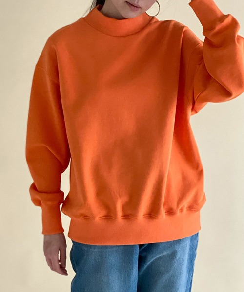 ottilie（オティーリエ）の「モックネック袖口ロゴプルオーバー（スウェット・レディース・アイボリー/オレンジ/ベージュ・FREE）」の22枚目の写真