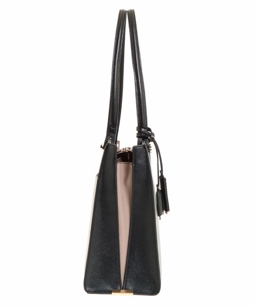 Jewelna Rose(ジュエルナローズ)の「ターミー トートバッグ A4サイズ 10758(トートバッグ・レディース・ホワイト/ブラック/グレイッシュベージュ/グレー/ピンク/ライトホワイト/バーガンディー/グレー系/クリーム/チャコールグレー・FREE)」の21枚目の写真