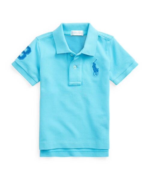 Big Pony コットン メッシュ ポロシャツ