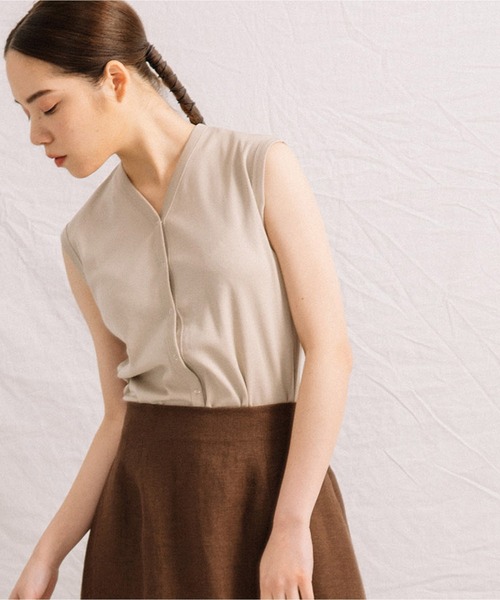 【Liyoca】フライスタンクトップ-ウォッシャブル-（Tシャツ/カットソー）｜Liyoca（リヨカ）