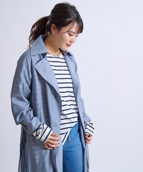 DouDou(ドゥドゥ)の「【WEB限定】ボーダーT(Tシャツ/カットソー・レディース・レッド/ネイビー・FREE)」の7枚目の写真