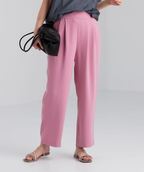 green label relaxing（グリーンレーベルリラクシング）の「◆FM every. アムンゼン パンツ（その他パンツ・レディース・ブラック/ベージュ/ピンク/ライム・40/38/36/34）」の10枚目の写真