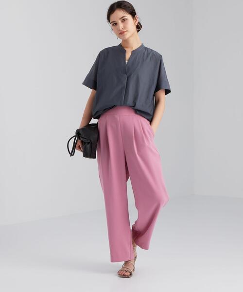 green label relaxing（グリーンレーベルリラクシング）の「◆FM every. アムンゼン パンツ（その他パンツ・レディース・ブラック/ベージュ/ピンク/ライム・40/38/36/34）」の11枚目の写真