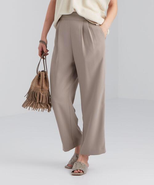 green label relaxing（グリーンレーベルリラクシング）の「◆FM every. アムンゼン パンツ（その他パンツ・レディース・ブラック/ベージュ/ピンク/ライム・40/38/36/34）」の13枚目の写真