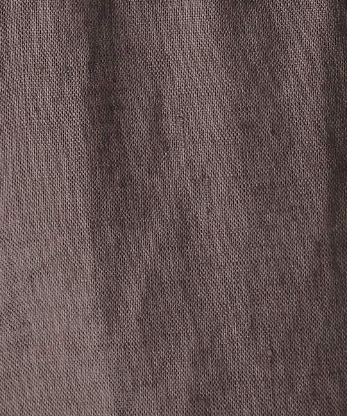 JET(ジェット)の「◆【ウォッシャブル】フレンチリネンシャツワンピース(ワンピース・レディース・チャコールグレー/ベージュ/レッド系1/パープル系・04/80)」の10枚目の写真