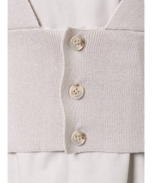 dazzlin（ダズリン）の「フリルコルセットベスト（ベスト・レディース・アイボリー/モカ/グレー・FREE）」の12枚目の写真