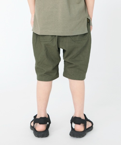 BRANSHES（ブランシェス）の「綿麻ハーフパンツ（その他パンツ・キッズ・ブラック/カーキオリーブ/ベージュ・100cm/120cm/130cm/140cm/150cm/90cm/110cm）」の7枚目の写真