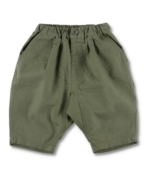 BRANSHES（ブランシェス）の「綿麻ハーフパンツ（その他パンツ・キッズ・ブラック/カーキオリーブ/ベージュ・100cm/120cm/130cm/140cm/150cm/90cm/110cm）」の12枚目の写真