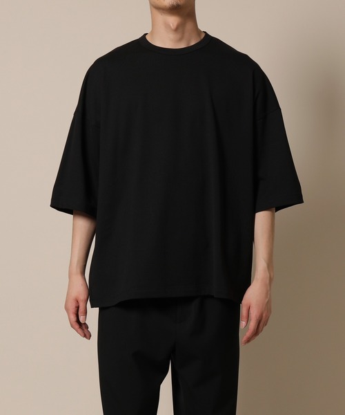 ADAM ET ROPE'（アダムエロペ）の「【NORITAKE】ドロップショルダー ビッグルーズT（Tシャツ/カットソー・メンズ・ブラック/ブラウン系その他/ホワイト/チャコールグレー・L/M）」の2枚目の写真