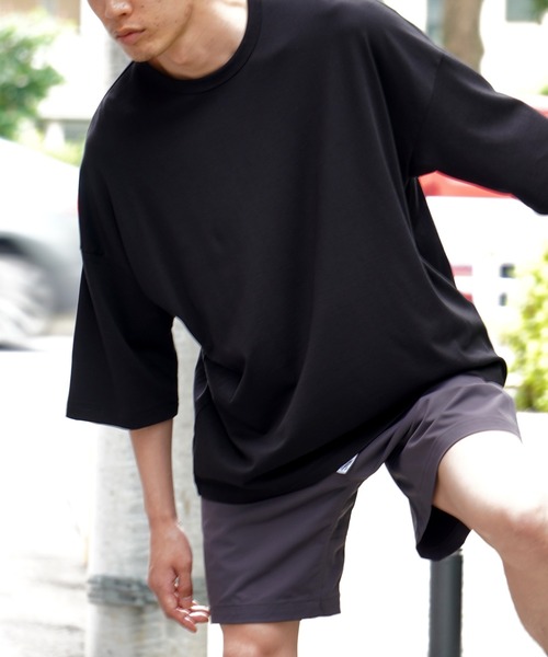 ADAM ET ROPE'（アダムエロペ）の「【NORITAKE】ドロップショルダー ビッグルーズT（Tシャツ/カットソー・メンズ・ブラック/ブラウン系その他/ホワイト/チャコールグレー・L/M）」の19枚目の写真