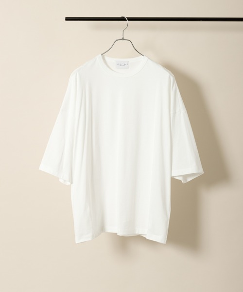 ADAM ET ROPE'（アダムエロペ）の「【NORITAKE】ドロップショルダー ビッグルーズT（Tシャツ/カットソー・メンズ・ブラック/ブラウン系その他/ホワイト/チャコールグレー・L/M）」の13枚目の写真