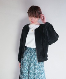 NICOLE white | シアーブルゾン(ブルゾン)