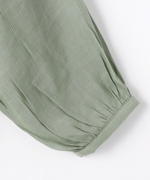 NICOLE white（ニコルホワイト）の「シアーブルゾン（ブルゾン・レディース・ブラック/オフホワイト/グリーン・FREE）」の8枚目の写真