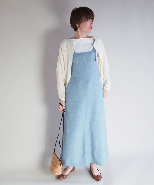 NICOLE white（ニコルホワイト）の「シアーブルゾン（ブルゾン・レディース・ブラック/オフホワイト/グリーン・FREE）」の15枚目の写真