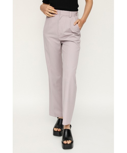 SLY（スライ）の「LIGHT TOUCH PT ライト タッチ パンツ（スラックス・レディース・ライトパープル/アイボリー・1/2）」の10枚目の写真