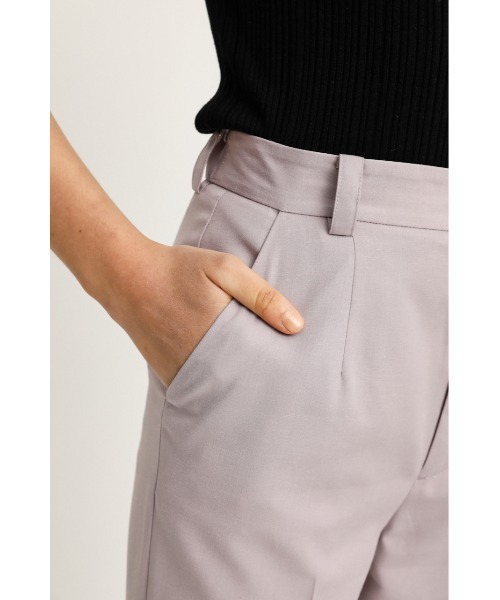 SLY（スライ）の「LIGHT TOUCH PT ライト タッチ パンツ（スラックス・レディース・ライトパープル/アイボリー・1/2）」の16枚目の写真