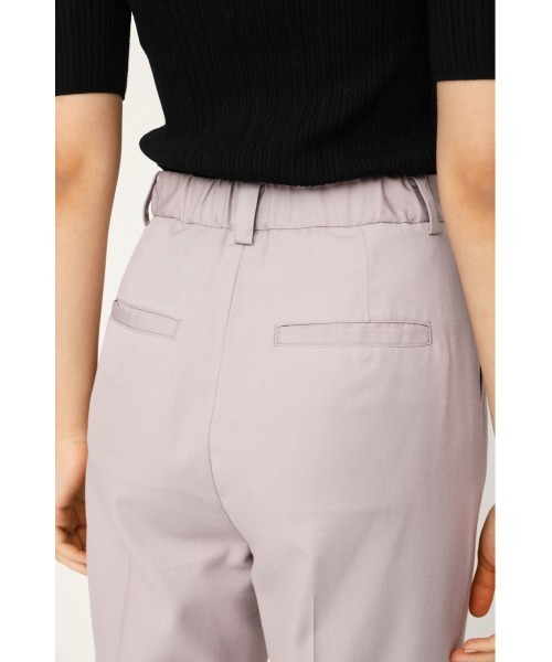 SLY（スライ）の「LIGHT TOUCH PT ライト タッチ パンツ（スラックス・レディース・ライトパープル/アイボリー・1/2）」の5枚目の写真