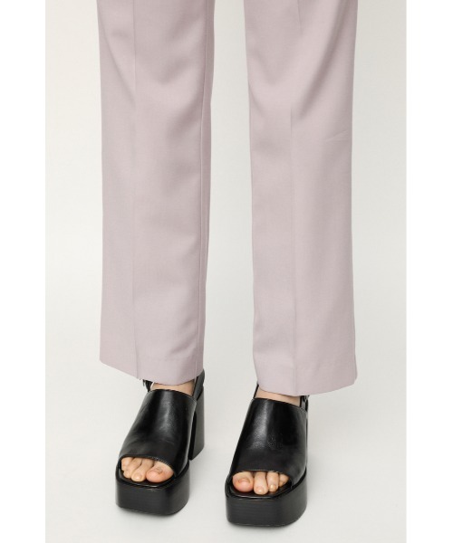 SLY（スライ）の「LIGHT TOUCH PT ライト タッチ パンツ（スラックス・レディース・ライトパープル/アイボリー・1/2）」の8枚目の写真