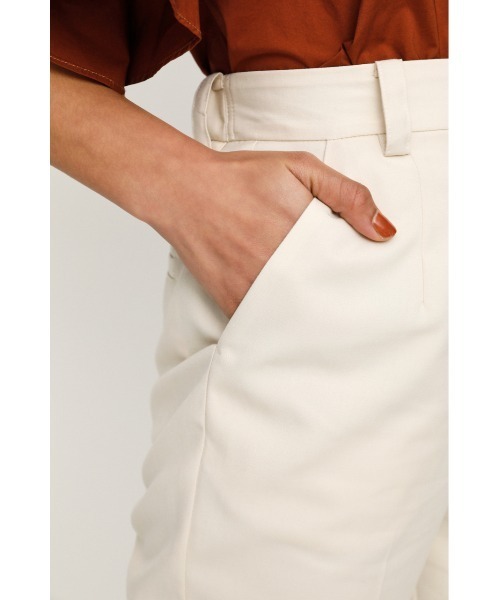 SLY（スライ）の「LIGHT TOUCH PT ライト タッチ パンツ（スラックス・レディース・ライトパープル/アイボリー・1/2）」の19枚目の写真