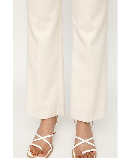 SLY（スライ）の「LIGHT TOUCH PT ライト タッチ パンツ（スラックス・レディース・ライトパープル/アイボリー・1/2）」の4枚目の写真