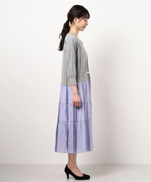 FELLINI（フェリーニ）の「ワンピース（ワンピース・レディース・パープル/イエロー・M）」の3枚目の写真