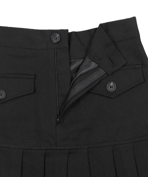 Figments（フィグメンツ）の「トランペットミニスカート（スカート・レディース・オフホワイト/ブラック・MEDIUM/SMALL）」の9枚目の写真