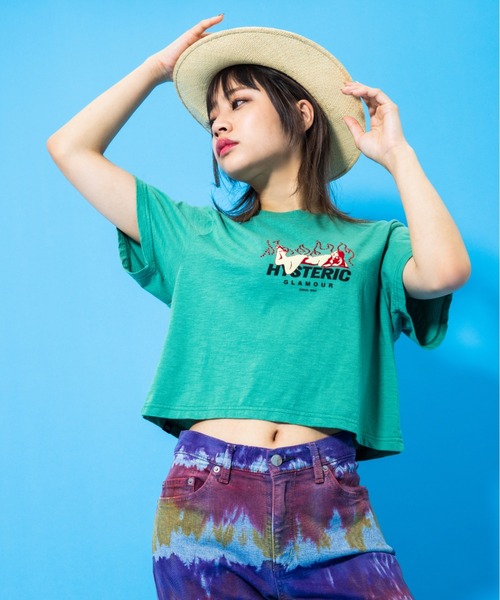 HYSTERIC GLAMOUR（ヒステリックグラマー）の「FIRE ショートT