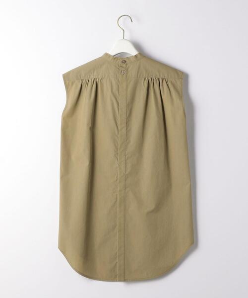 BRACTMENT（ブラクトメント）の「『BRACTMENT(ブラクトメント)』 BM FAbRICA ビブ ノースリーブシャツ（シャツ/ブラウス・レディース・ベージュ/ダークグレー・FREE）」の8枚目の写真