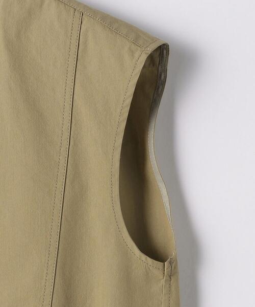 BRACTMENT（ブラクトメント）の「『BRACTMENT(ブラクトメント)』 BM FAbRICA ビブ ノースリーブシャツ（シャツ/ブラウス・レディース・ベージュ/ダークグレー・FREE）」の17枚目の写真