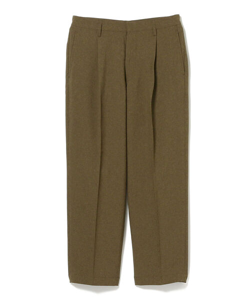 BEAMS LIGHTS（ビームスライツ）の「BEAMS LIGHTS / ディーププリーツ ワイド テーパード パンツ（その他パンツ・メンズ・チャコールグレー/ベージュ/オリーブ・SMALL/MEDIUM/LARGE/X-LARGE）」の12枚目の写真