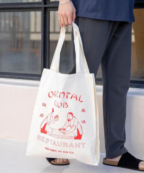 coen（コーエン）の「プリントトートバッグ（トートバッグ・メンズ・ケリー/コバルトブルー/イエロー/レッド・FREE）」の6枚目の写真