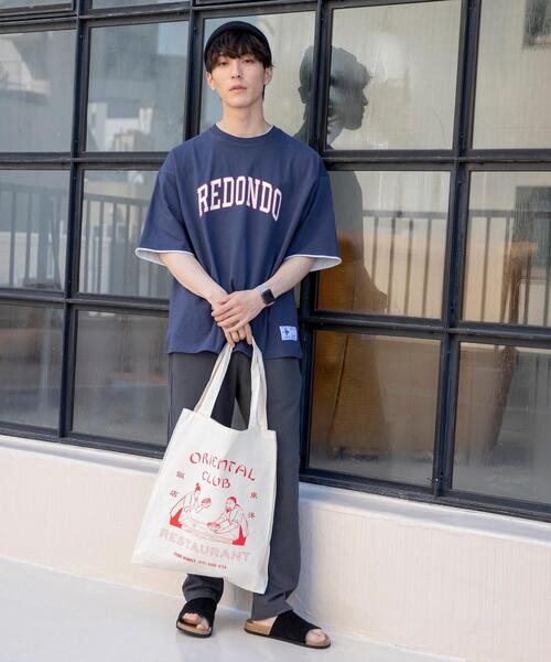 coen（コーエン）の「プリントトートバッグ（トートバッグ・メンズ・ケリー/コバルトブルー/イエロー/レッド・FREE）」の8枚目の写真