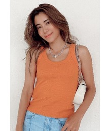 ALEXIA STAM | 【ViVi 6月号掲載】Round Neck Rib Tank Top/ラウンドネックリブタンクトップ(Tシャツ/カットソー)