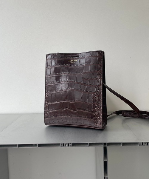 AS KNOW AS plus（アズノゥアズプラス）の「◎シンシア スクエアショルダーバッグ（ショルダーバッグ・レディース・ブラック/パープル/グレー/オレンジ/ブルー/ブラック系その他/ブラウン系その他・FREE）」の5枚目の写真