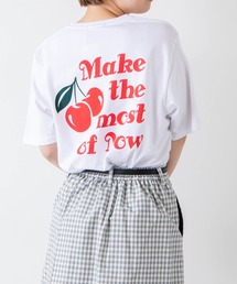 WEGO | WEGO/チェリーバックプリントTシャツ(Tシャツ/カットソー)