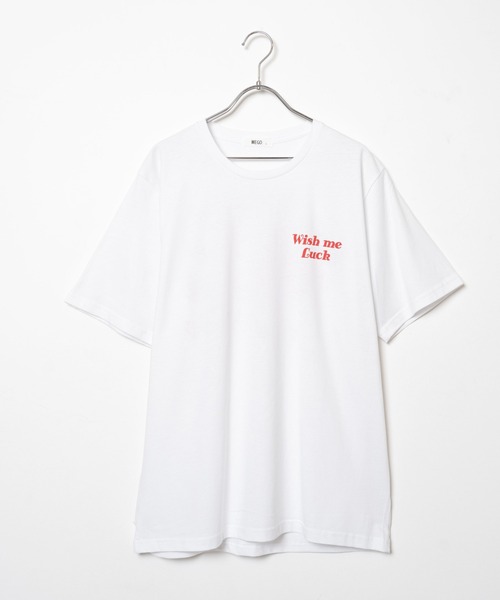 WEGO（ウィゴー）の「WEGO/チェリーバックプリントTシャツ（Tシャツ/カットソー・レディース・ホワイト/ブラック・SMALL/MEDIUM/LARGE）」の13枚目の写真