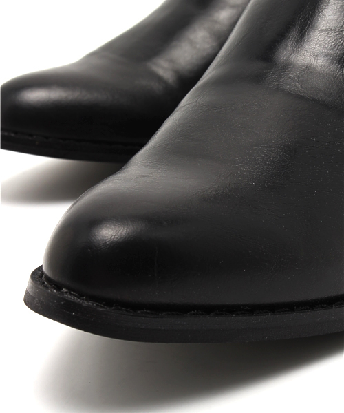 DISCOAT（ディスコート）の「【Discoat】サイドゴアショートブーツ（ブーティ・レディース・グレー/ブラック・LARGE/MEDIUM/SMALL）」の4枚目の写真