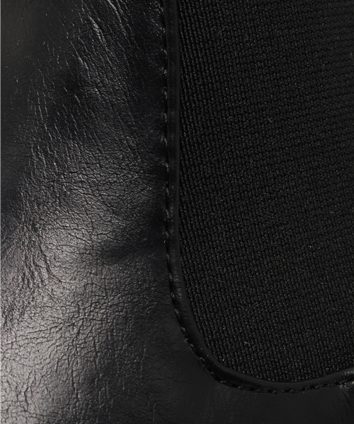 DISCOAT（ディスコート）の「【Discoat】サイドゴアショートブーツ（ブーティ・レディース・グレー/ブラック・LARGE/MEDIUM/SMALL）」の6枚目の写真