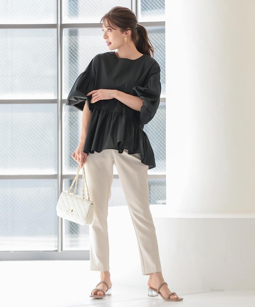 KOBE LETTUCE(コウベレタス)の「クリアヒールストリングサンダル(サンダル・レディース・ゴールド/アイボリー/グレイッシュベージュ/ブラック・L/M/LL/S)」の10枚目の写真