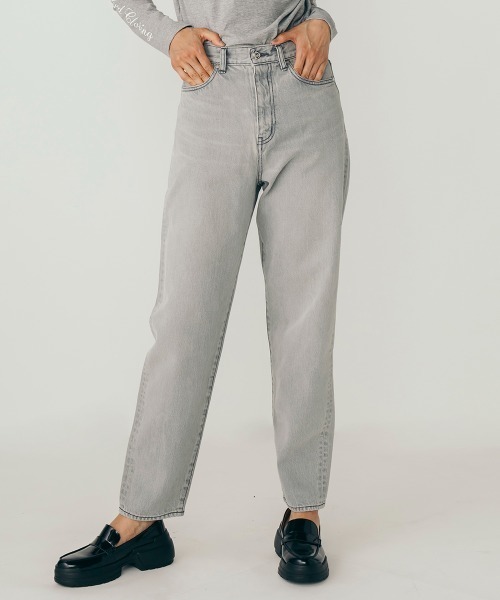 DOUBLE STANDARD CLOTHING（ダブルスタンダードクロージング）の「デニムパンツ（デニムパンツ・レディース・グレー・36/38）」の2枚目の写真