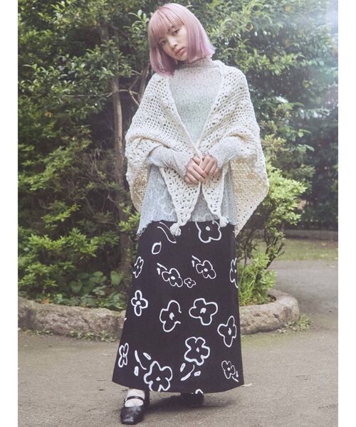 merry jenny（メリージェニー）の「floralシアーメロウtops（Tシャツ/カットソー・レディース・オフホワイト/ピンク/フレッシュイエロー・FREE）」の10枚目の写真