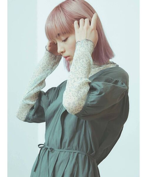 merry jenny（メリージェニー）の「floralシアーメロウtops（Tシャツ/カットソー・レディース・オフホワイト/ピンク/フレッシュイエロー・FREE）」の14枚目の写真