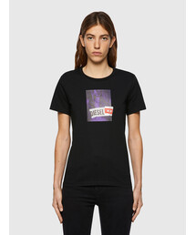 DIESEL | レディース Tシャツ トップス カットソ－ スリムフィット(Tシャツ/カットソー)