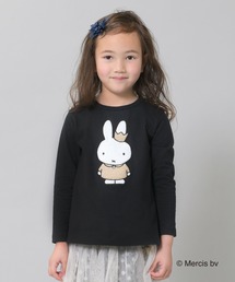 Miffy | 【miffy】バックチュール切替え長袖チュニック(100-130cm)(Tシャツ/カットソー)