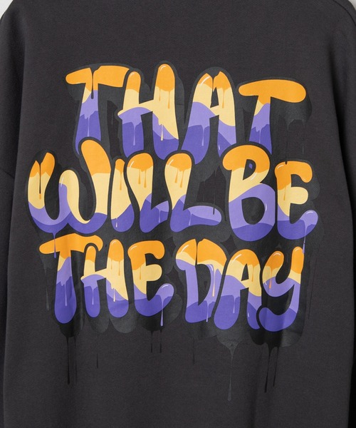 WEGO（ウィゴー）の「WEGO/ヘビーウエイト グラフィティロゴビッグシルエットプルパーカー（パーカー・メンズ・ブラック/ダークグリーン/オレンジ/オートミール/ホワイト/グリーン/スミクロ/その他1・MEDIUM/LARGE/X-LARGE）」の13枚目の写真